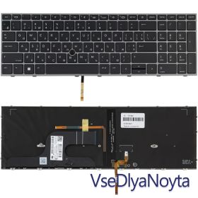 Клавіатури Клавиатуры ^/--/^ Клавиатура для ноутбука HP (ZBook Fury : 15 G /--/ 7) ukr, black, подсветка клавиш, с джойстиком ^_^^^ Клавіатура для ноутбука HP (ZBook Fury: 15 G /--/ 7) ukr, black, підсвічування клавіш, з джойстиком - фото фото фото