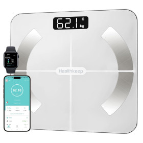 Ваги Весы ^/--/^ Лот № 15334 Ваги Healthkeep, ваги з Bluetooth, високоточні, підключені ваги з додатком 13 індикаторів для Android та iOS, макс. 180 кг ^_^^^ Лот No 15334 Весы Healthkeep, весы с Bluetooth, высокоточные, подключенные весы с приложением 13 индикаторов для Android и iOS, макс. 180 кг - фото фото фото