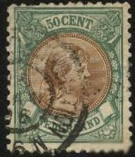 Інші країни Другие страны ^/--/^ Голландия 1896 г. №  46 В  гашеная ^_^^^ Голландія 1896 р. No 46 В гашена - фото фото фото