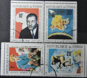 Інше Другое ^/--/^ Конго Космос Кеннеди Мартин Лютер Кинг Аполло-11 1970 ^_^^^ Конго Космос Кеннеді Мартін Лютер Кінг Аполло-11 1970 - фото фото фото