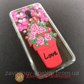 Чохли, бампера Чехлы, бампера ^/--/^ Meizu M /--/ 3 Note объемный чехол букет ^_^^^ Meizu M /--/ 3 Note об'ємний чохол букет - фото фото фото