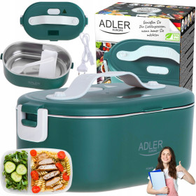 Інша техніка Другая техника ^/--/^ Ланч-бокс з підігрівом Adler AD 4505 Green — 0.8 л, нержавіюча сталь, 70°C ^_^^^ Ланч-бокс с подогревом Adler AD 4505 Green — 0.8 л, нержавеющая сталь, 70°C - фото фото фото