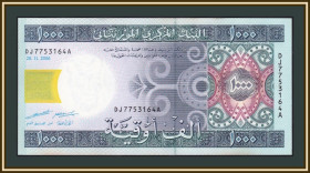 Інші країни Другие страны ^/--/^ Мавритания 1000 угий 2004 P-13  (13 /--/ b) a-UNC ^_^^^ Мавританія 1000 вугий 2004 P-13 (13 /--/ b) a-UNC - фото фото фото
