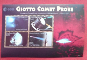 Освоєння космосу Освоение космоса ^/--/^ Гамбия Gambia Space 2006 Mi 5709-5712 Giotto comet  MNH ^_^^^ Гамбія Gambia Space 2006 Mi 5709-5712 Giotto comet MNH - фото фото фото