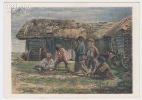 СРСР СССР ^/--/^ Игра в бабки 1959 Маковский Р /--/ 8 ^_^^^ Гра в бабки 1959 Маковський Р /--/ 8 - фото фото фото