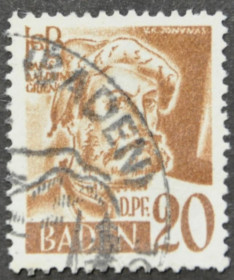 Інше Другое ^/--/^ Германия Французская Зона Баден 1947 ^_^^^ Французька Зона Баден 1947 - фото фото фото