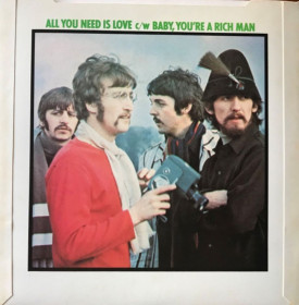 Платівки Пластинки ^/--/^ The Beatles - All You Need Is Love / Baby, You&amp;apos;re A Rich Man - 1967.   (EP). 7. Vinyl. Пластинка. England ^_^^^ The Beatles — All You Need Is Love / Baby, You&amp;apos;re A Rich Man — 1967. (EP). 7. Vinyl. Платівка. England - фото фото фото
