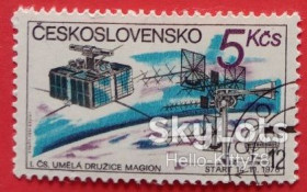 Чехословаччина Чехословакия ^/--/^ Чехословакия 1980 космос Mi 2562 ^_^^^ Чехословаччина 1980 космос Mi 2562 - фото фото фото