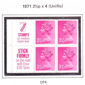 Інші країни Другие страны ^/--/^ Великобритания  стандарт  1971 г  MNH - HM QE-II - лист из буклета ^_^^^ Великобританія стандарт 1971 р MNH - HM QE-II - лист з буклету - фото фото фото