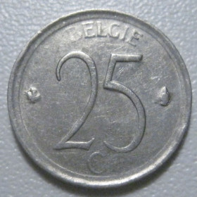 Бельгія Бельгия ^/--/^ Бельгія 25 сантимів 1964 року Belgie 42272 ^_^^^ Бельгия 25 сантимов 1964 года Belgie 42272 - фото фото фото