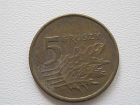 Сучасна (після ) Современная (после ) ^/--/^ Польша 5 грошей 1992 года #14707 ^_^^^ Польща 5 грошей 1992 року #14707 - фото фото фото