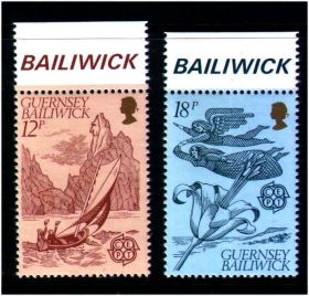 Великобританія Великобритания ^/--/^ ZM - UK  Гернси 1981 г MNH - CEPT - флот флора ^_^^^ ZM - UK Гернсі 1981 р MNH - CEPT - флот флора - фото фото фото