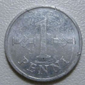 Фінляндія Финляндия ^/--/^ Фінляндія 1 пенні 1970 року 40900 ^_^^^ Финляндия 1 пенни 1970 года 40900 - фото фото фото