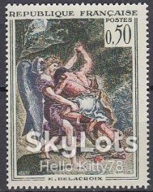 Франція Франция ^/--/^ Франция 1963 искусство живопись Делакруа Mi 1426 MNH ^_^^^ 1963 — мистецтво живопис Делакруа Mi 1426 MNH - фото фото фото