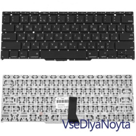 Клавіатури Клавиатуры ^/--/^ Клавиатура для ноутбука APPLE (MacBook Air: A /--/ 1370, A /--/ 1465 (2011-2015)) rus, black, SMALL Enter ^_^^^ Клавіатура для ноутбука APPLE (MacBook Air: A /--/ 1370, A /--/ 1465 (2011-2015)) rus, black, SMALL Enter - фото фото фото