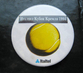 Спортивні Спортивные ^/--/^ Теніс = Италтел - Кубок Кремля 1994  = значок ^_^^^ Теннис = Италтел - Кубок Кремля 1994 = значок - фото фото фото