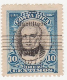 Північна Америка Северная Америка ^/--/^ Коста-Рика 1911 г. №  79 гашеная ^_^^^ Коста-Рика 1911 р. No 79 гашена - фото фото фото