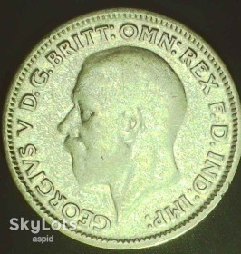Георг V (-) Георг V (-) ^/--/^ Велика Британія 6 пенсів, 1931 срібло [4.14] ^_^^^ Великобритания 6 пенсов, 1931 серебро [4.14] - фото фото фото