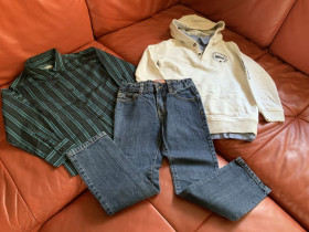 Набори, комплекти Наборы, комплекты ^/--/^ Комплект джинсы Old Navy, Topolino на мальчика 7-8 лет ^_^^^ Комплект джинси Old Navy, Topolino на хлопчика 7-8 років - фото фото фото