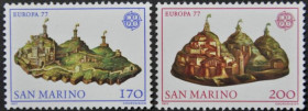 Інше Другое ^/--/^ Сан-Марино Европа СЕПТ Ландшафты 1977 ^_^^^ Сан-Марино Європа СЕПТ Ландшафти 1977 - фото фото фото