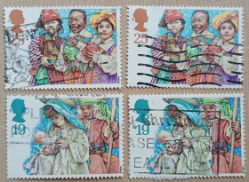Великобританія Великобритания ^/--/^ Великобритания 1994 г -   Рождество. Детские рождественские представления, гаш ^_^^^ 1994 — Різдво, гаш - фото фото фото