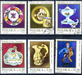Мистецтво Искусство ^/--/^ Польша. Керамика  (серия) 1982 г. ^_^^^ Польща. Кераміка (серія) 1982 - фото фото фото