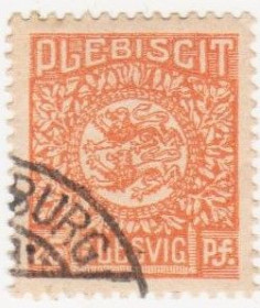 Веймарська республіка Веймарская республика ^/--/^ Германия     ( Шлезвиг )   1920  г. № 7  гашеная ^_^^^ Німеччина (Шлезвіг) 1920 р. No 7 гашена - фото фото фото