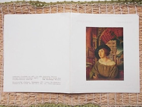 СРСР СССР ^/--/^ Открытка СССР 1971. Художник Амброзиус Гольбейн     (1495-1520)    Портрет молодого человека. 1518 г. ^_^^^ Листування СРСР 1971. Художник Амброзіус Гольбейн (1495-1520) Портрет молодої людини. 1518 р. - фото фото фото