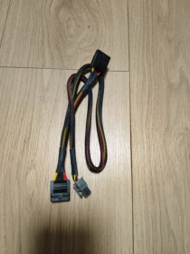 Інше Другое ^/--/^ Модульний кабель для блоків живлення в оплетці MOLEX 2 /--/ шт ^_^^^ Модульный кабель для блоков питания в оплетке MOLEX 2 /--/ шт - фото фото фото