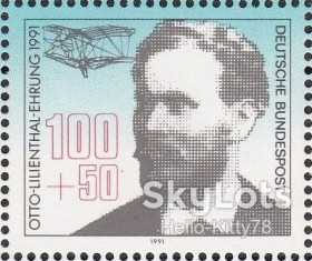 НДР, ФРН ГДР, ФРГ ^/--/^ ФРГ 1991 филвыставка транспорт авиация Лилиенталь Mi 1543 MNH ^_^^^ ФРН 1991 філвиставка транспорт авіація Лілієнталь Mi 1543 MNH - фото фото фото