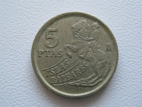 Іспанія Испания ^/--/^ Испания 5 песет 1997 года 22307 ^_^^^ Іспанія 5 песет 1997 року 22307 - фото фото фото