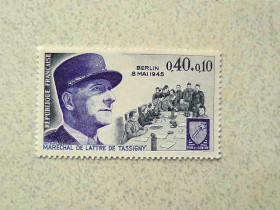 Франція Франция ^/--/^ Поштова марка Франція &amp;quot; Підписання Акту Капітуляції &amp;quot; 1970 рік ** ^_^^^ Почтовая марка Франция &amp;quot; Подписание Акта Капитуляции &amp;quot; 1970 год ** - фото фото фото