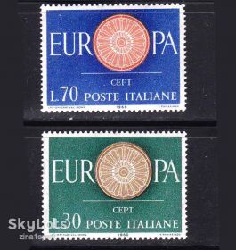 Швейцарія Швейцария ^/--/^ EU Италия  1960 г MNH - СЕРТ - ЕВРОПА ^_^^^ Італія 1960 MNH - серт - Європа - фото фото фото