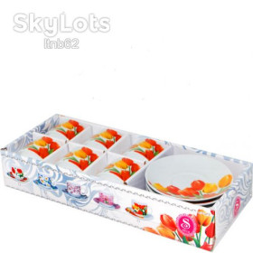Чашки, кружки Чашки, кружки ^/--/^ Кофейный набор 12 пр. Цветы SNT 1454     (чашка-80 /--/ мл, блюдце-11 /--/ см) ^_^^^ Кавовий набір 12 пр. Квіти SNT 1454 (чашка-80 /--/ мл, блюдце-11 /--/ см) - фото фото фото