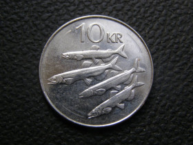 Ісландія Исландия ^/--/^ 10 крон Исландия 2008 г ^_^^^ 10 крон Ісландії 2008 - фото фото фото