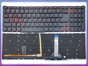 Клавіатури Клавиатуры ^/--/^ Клавиатура для ACER Nitro 5 AN /--/ 515-43, AN /--/ 515-54, AN /--/ 515-55, AN /--/ 517-51, AN /--/ 517-52 AN /--/ 515-45 (RU Black без  ^_^^^ Клавіатура для ACER Nitro 5 AN /--/ 515-43, AN /--/ 515-54, AN /--/ 515-55, AN /--/ 517-51, AN /--/ 517-52 (RU Black без рамки з п - фото фото фото