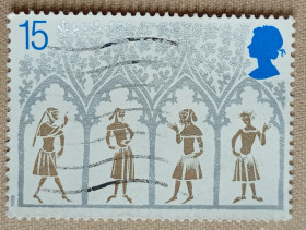 Великобританія Великобритания ^/--/^ Великобритания 1989 г - Рождество. 800-летие Или́йского собора, гаш ^_^^^ 1989 — Різдво. 800-річчя Ілійського собору, гаш - фото фото фото