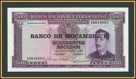 Мозамбік Мозамбик ^/--/^ Мозамбик 500 эскудо 1967  (1976) P-118  (118 /--/ a.2) аUNC ^_^^^ Мозамбік 500 ескудо 1967 (1976) P-118 (118 /--/ a.2) аUNC - фото фото фото