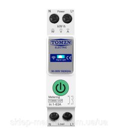 Інше Другое ^/--/^ TOMZN 63 /--/ A 1 /--/ P+N WiFi Smart Switch Tuya SmartLife TOB /--/ 9 /--/ S-VAP с энергомониторингом (MCB, kWh Meter, зеле ^_^^^ TOMZN 63 /--/ A 1 /--/ P+N WiFi Smart Switch Tuya SmartLife TOB /--/ 9 /--/ S-VAP з енергомоніторингом (MCB, kWh Meter, зеле - фото фото фото