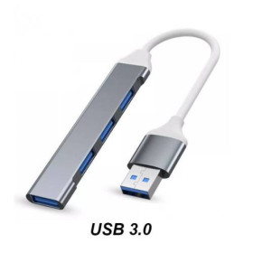 Аксесуари Аксессуары ^/--/^ Металлический хаб на 4 порта USB 3.0, концентратор USB to USB ^_^^^ Металічний хаб на 4 порти USB 3.0, концентратор USB to USB - фото фото фото