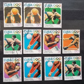 Спорт Спорт ^/--/^ Куба 1984 г - Олимпийские игры, Лос-Анджелес, гаш, 15 шт  (см.фото) ^_^^^ Куба 1984 — Олімпійські ігри, Лос-Анджелес - фото фото фото