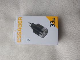 Зарядні пристрої Зарядные устройства ^/--/^ Зарядка для смартфона Essager 33 /--/ W GaN  (Type-C + USB-A) — Новый! От 1 грн! ^_^^^ Зарядка для смартфона Essager 33 /--/ W GaN (Type-C + USB-A) - Новий! Від 1 грн. - фото фото фото