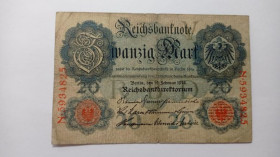 Інше Другое ^/--/^ Германия. 20 марок. 1914. ^_^^^ Німеччина. 20 марок. 1914. - фото фото фото