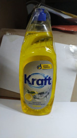 Мило Мыло ^/--/^ 43572  Миючий засіб для посуду Kraft  0.85 /--/ Л ^_^^^ 43572 Моющее средство для посуды Kraft 0.85 /--/ Л - фото фото фото