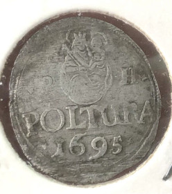 Угорщина Венгрия ^/--/^ Угорщина. Полтура 1695 р. РН. Срібло ^_^^^ Венгрия. Полтура 1695 г. РН. Серебро - фото фото фото