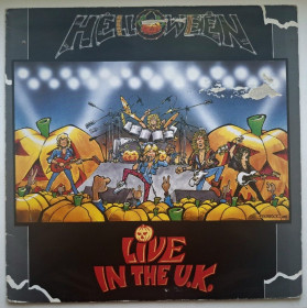 Платівки Пластинки ^/--/^ Helloween - Live In The U.K. - 1989.  (LP). 12. Vinyl. Пластинка. England. ^_^^^ Helloween - Live In The U.K. - 1989. (LP). 12.Vinyl. Пластинка. England. - фото фото фото