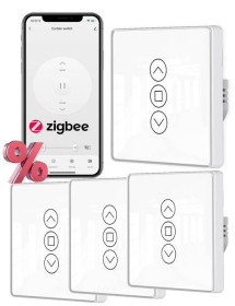 Інше Другое ^/--/^ MOES ZIGBEE RF /--/ 433 Умный 2.5 /--/ D изогнутый стеклянный сенсорный экран-переключатель для штор, поддержива ^_^^^ MOES ZIGBEE RF /--/ 433 Розумний 2.5 /--/ D вигнутий скляний сенсорний екран-перемикач для штор, підтримує - фото фото фото