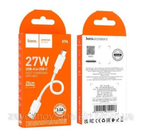Зарядні пристрої Зарядные устройства ^/--/^ USB кабель typeC 3 /--/ A 27 /--/ W 0,25 /--/ m Powerbank Vape (короткий) - фото фото фото