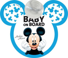Інше Другое ^/--/^ Наклейка на вікно авто Baby on board, Mikey (ACS /--/ 200) ^_^^^ Наклейка на окно авто Baby on board, Mikey (ACS /--/ 200) - фото фото фото