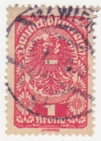 Австрія Австрия ^/--/^ Австрия  1919  г. № 294 гашеная ^_^^^ Австрія 1919 р. No 294 гашена - фото фото фото